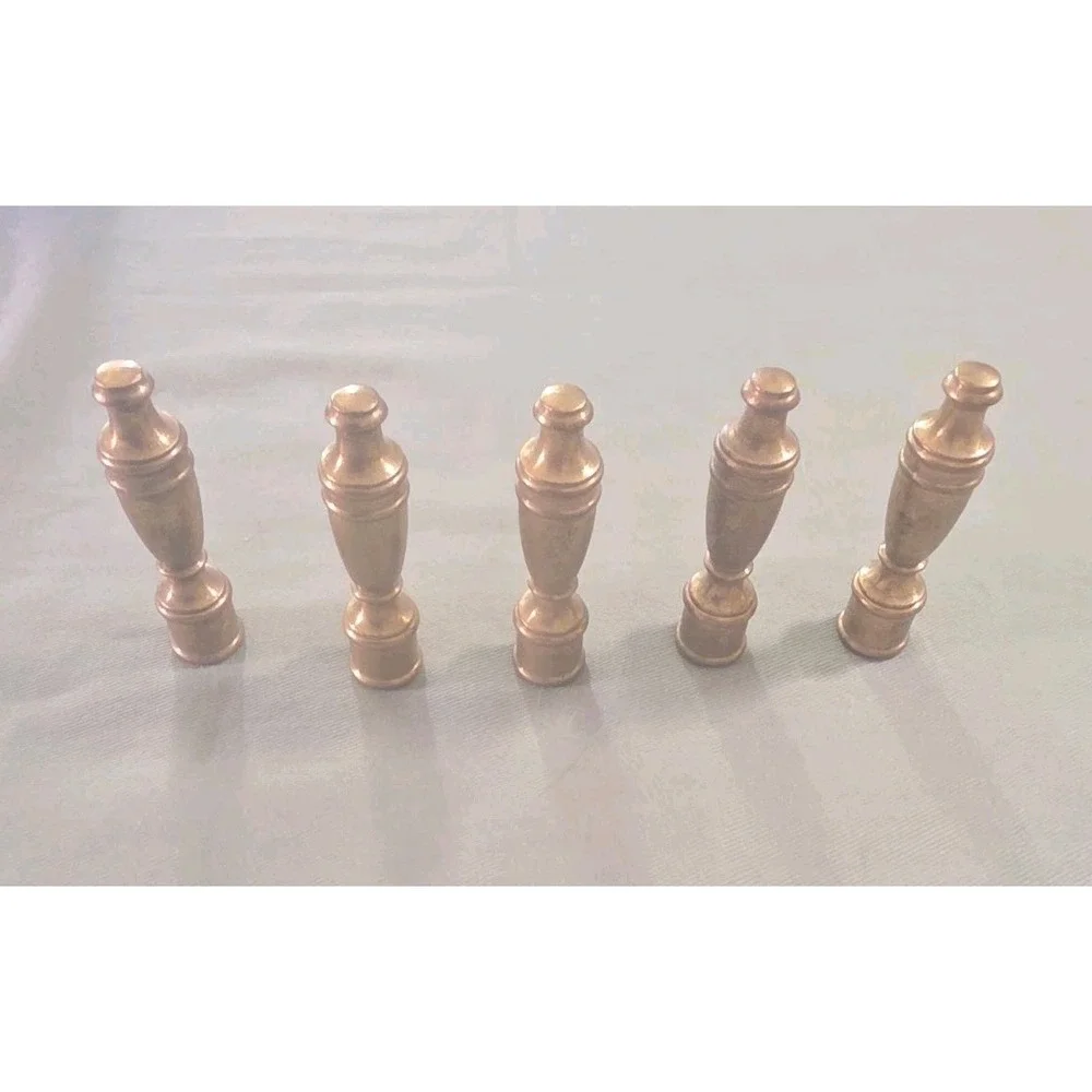 Solid Brass Lamp Shade Finial 2 1/4 inches Tall Scrap Metal